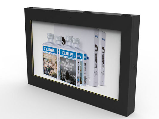 acheter 110 kg Kiosque d'affichage numérique imperméable à l'eau cadre en alliage d'aluminium de 43 pouces online manufacture