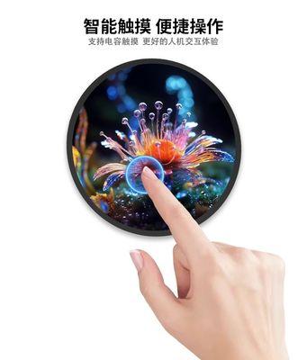 acheter 23.6 pouces affichage numérique intérieur LCD 1280 * 1280 Smart Round HDMI Moniteur fabrication en ligne