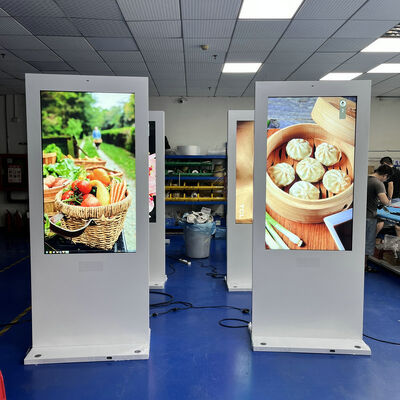 acheter Totem Kiosque d'Affichage Numérique Extérieur Étanche IP65 avec Résolution 4K et Luminosité de 3000 nits, Lecteur Multimédia à Écran Tactile LCD fabrication en ligne