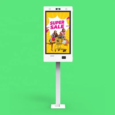 acheter Signalisation numérique en extérieur à 32 pouces verticale capacitive touch avec 2000 nits de haute luminosité et IP65 machine de publicité LCD imperméable à l'eau fabrication en ligne