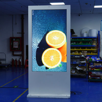 Affichage de kiosque numérique vertical IP65 imperméable à l'eau ODM