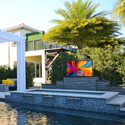 Écran publicitaire LCD extérieur de 55 pouces avec luminosité de 3000 nits, étanchéité IP67 et verre antireflet