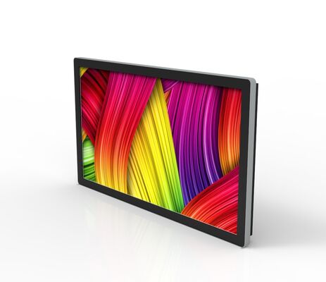 Moniteur tactile industriel extérieur haute luminosité 2000 nits de 32 pouces avec interface USB pour signalisation numérique étanche